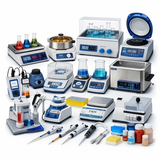 Bench top equipment — centrifuges, water baths, stirrers and shakers