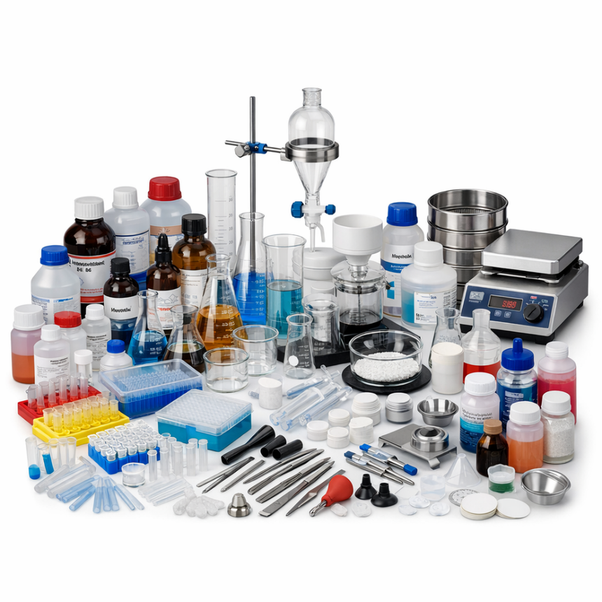 Lab consumables — glassware, plasticware and laboratory supplies